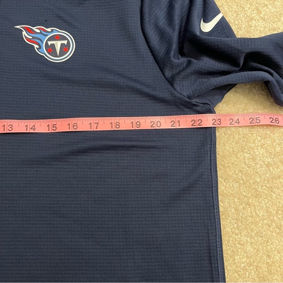 NEW Tennessee Titans Nike Shirt Mens Large Blue Long Sleeve NFL Pullover Casual - Picture 10 of 12